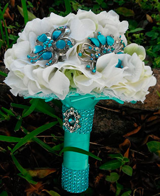 букет невесты в стиле Тиффани