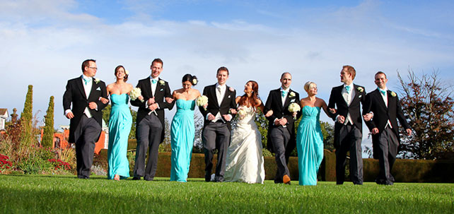 подружки невесты в стиле Тиффани