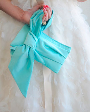 образ невесты в стиле Тиффани