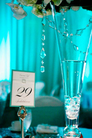 декор свадьбы в стиле Тиффани