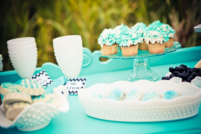 сладкий стол в стиле Тиффани