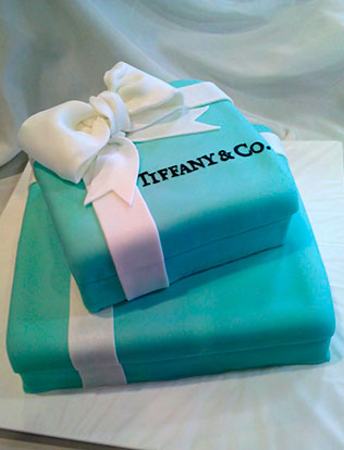 свадебный торт в стиле Тиффани