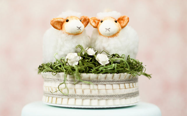 фигурки животных для свадебного торта