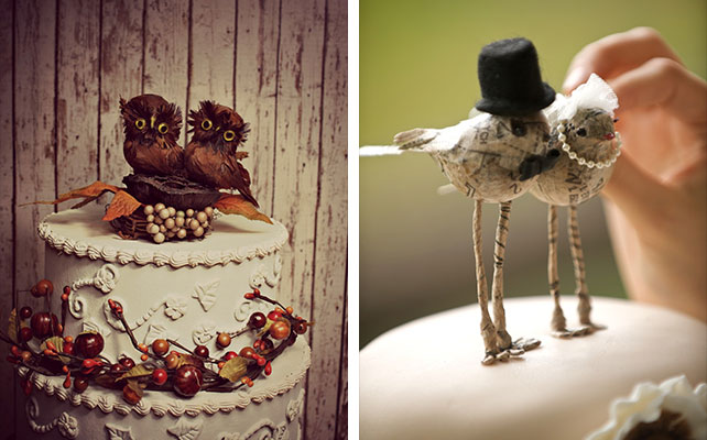 фигурки животных для свадебного торта