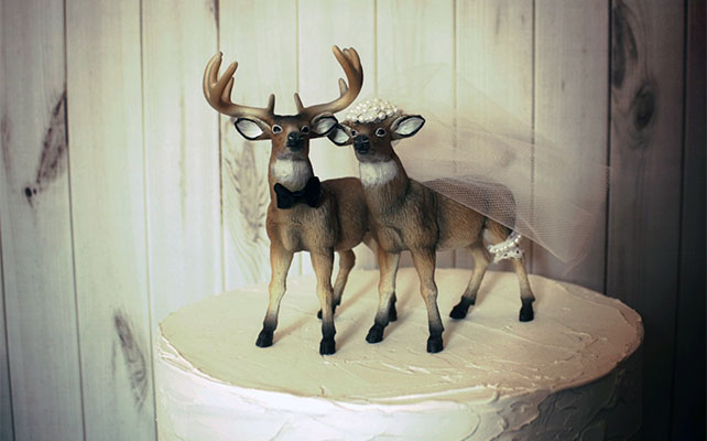 фигурки животных для свадебного торта