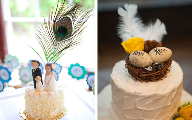 фигурки для свадебного торта в стиле рустик