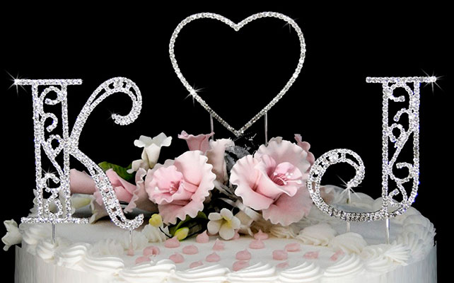 фигурки для свадебного торта в стиле гламур и винтаж