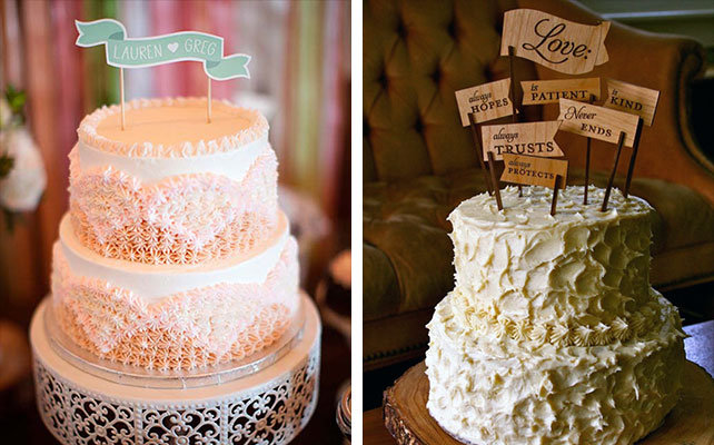 фигурки для свадебного торта в виде надписи