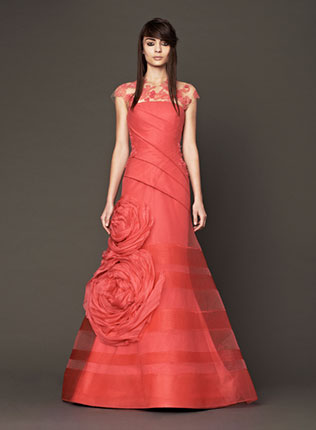 свадебное платье из коллекции Spring 2014 Vera Wang