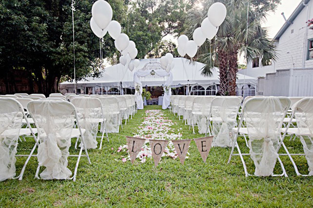 декор свадьбы воздушными шарами