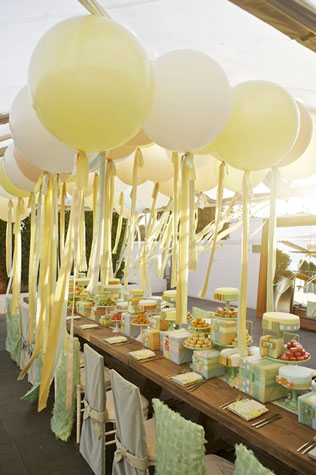 декор свадьбы воздушными шарами