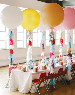 декор свадьбы воздушными шарами