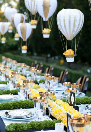 декор свадьбы воздушными шарами