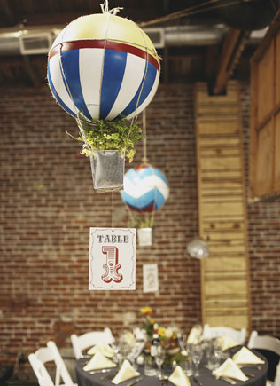 декор свадьбы воздушными шарами