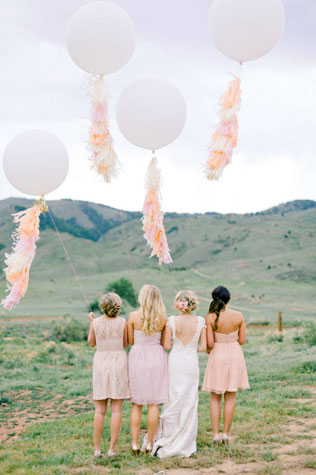 декор свадьбы воздушными шарами