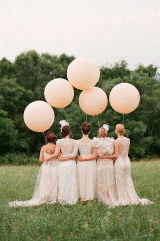 декор свадьбы воздушными шарами