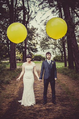 декор свадьбы воздушными шарами