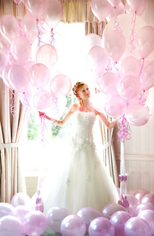декор свадьбы воздушными шарами