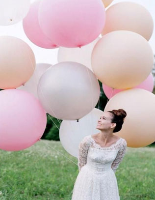 декор свадьбы воздушными шарами