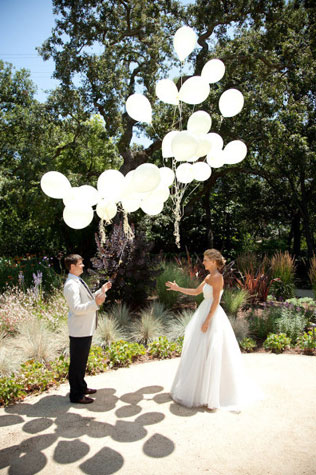 декор свадьбы воздушными шарами