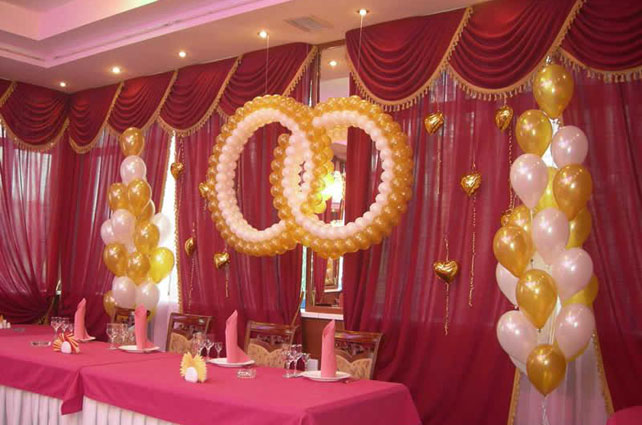 неудачный декор свадьбы воздушными шарами