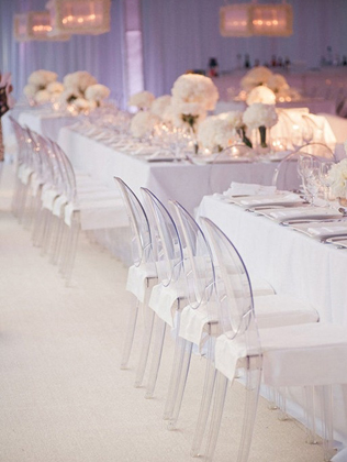 Свадьба в деталях: прозрачное акриловое стекло 