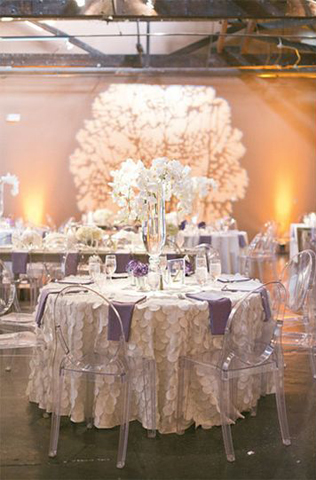 Свадьба в деталях: прозрачное акриловое стекло 