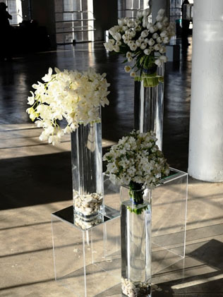 Свадьба в деталях: прозрачное акриловое стекло 