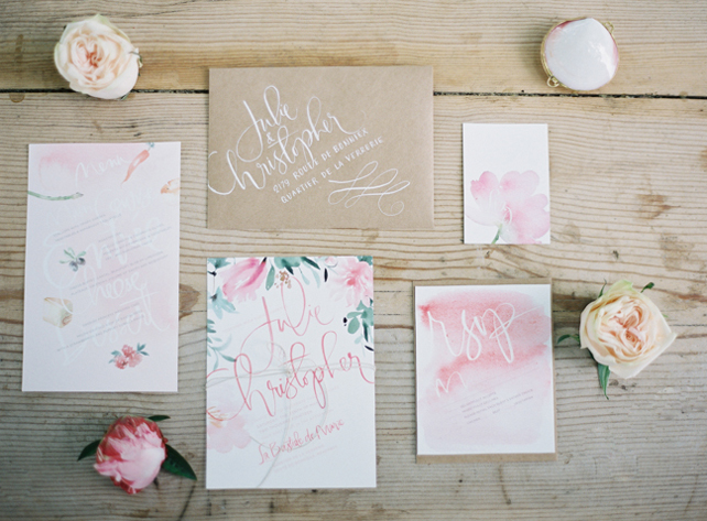 Свадебное вдохновение: 35 самых красивых акварельных приглашений 