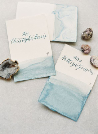 Свадебное вдохновение: 35 самых красивых акварельных приглашений 