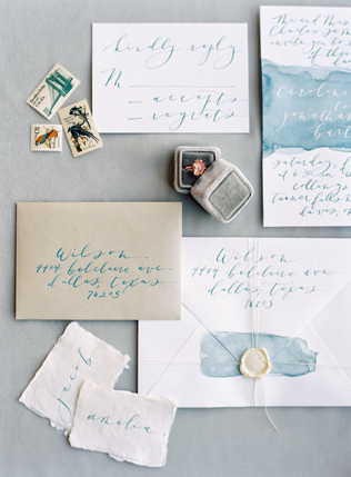 Свадебное вдохновение: 35 самых красивых акварельных приглашений 