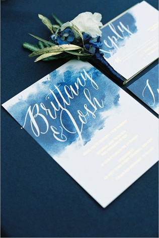 Свадебное вдохновение: 35 самых красивых акварельных приглашений 