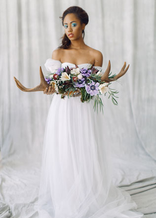 весенняя фотосессия невесты, образ невесты