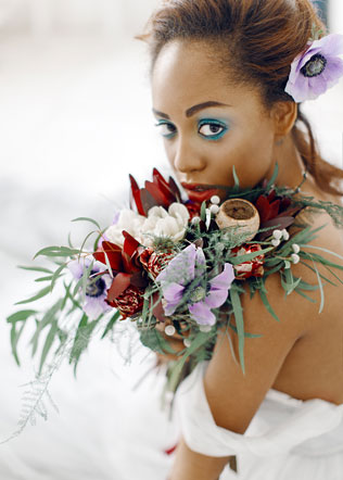 весенняя фотосессия невесты, образ невесты