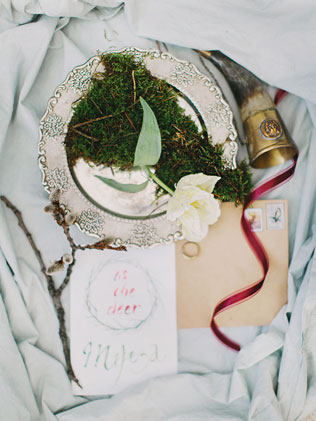 весенняя фотосессия невесты, акварельные приглашения