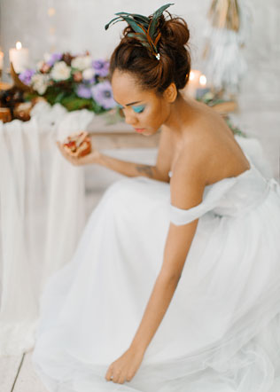 весенняя фотосессия невесты, образ невесты