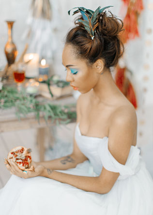 весенняя фотосессия невесты, образ невесты