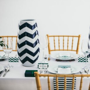 Свадьба в деталях: узор шеврон