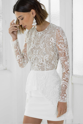 Маленькое белое платье: свадебная коллекция Rime Arodaky 2019 