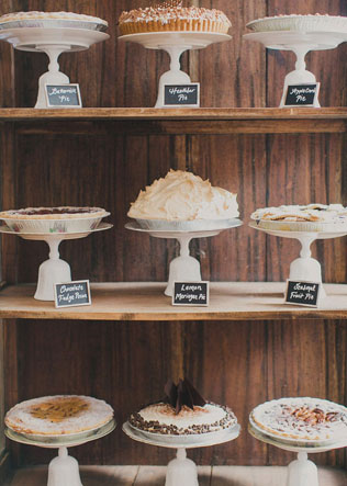 По-домашнему: ароматные пироги вместо свадебного торта! 