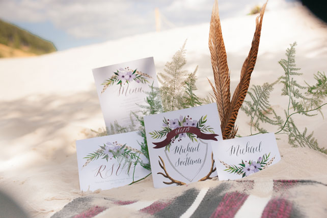 Фотопроект Art-wedding Hippy, полиграфия