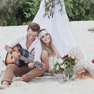 Фотопроект Art-wedding Hippy