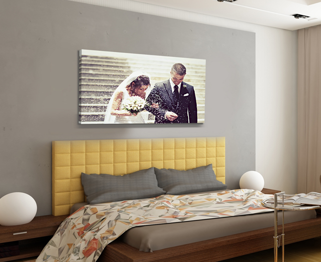 Советует Artwall.ru: печать свадебных фото на холсте 