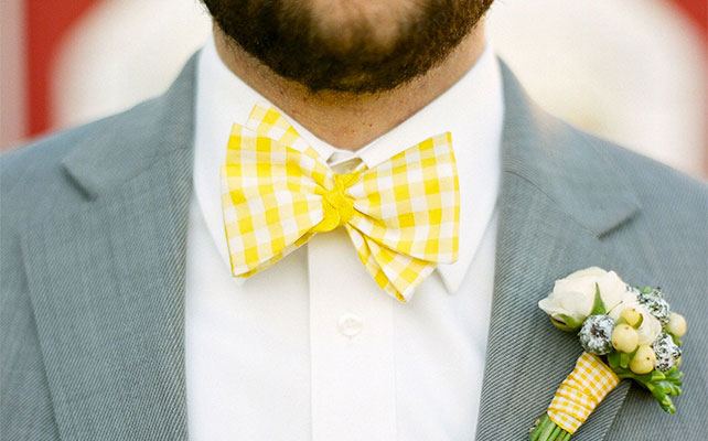 Галстук-бабочка в цвет свадьбы
