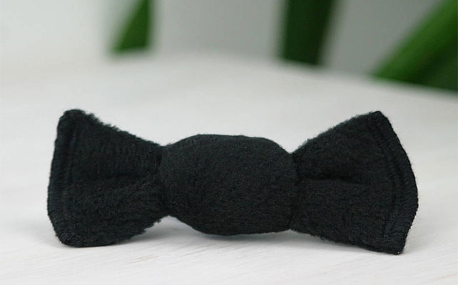 Галстук-бабочка с прямоугольными концами 