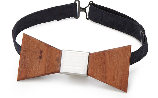 Галстук-бабочка деревянная - стильный тренд