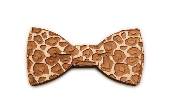 Галстук-бабочка деревянная - стильный тренд