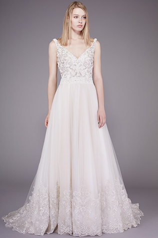 Коллекция свадебных платьев Badgley Mischka весна 2016 