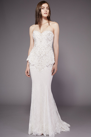 Коллекция свадебных платьев Badgley Mischka весна 2016 