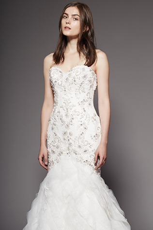 Коллекция свадебных платьев Badgley Mischka весна 2016 